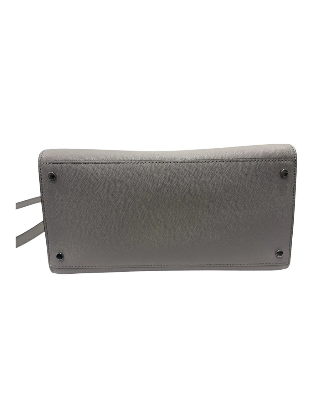 kate spade Gray and Light Gray Colorblock Leather Satchel